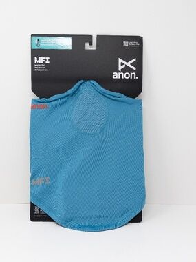 NEW Anon MFI Mesh Face Mask Magnetic Outdoor Ski Sports Blue